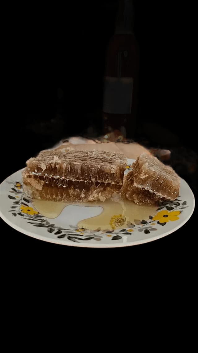Miel en capas (miel en panal)